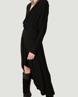 ELMAS DRAPED FULL LENGTH DRESS  image number null